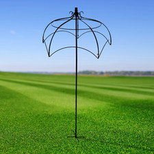 Umbrella Plant Support Trellis Garden Climbing Flowers Vine Metal Heavy Duty