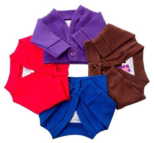 Dolls brown school - school, cardigan