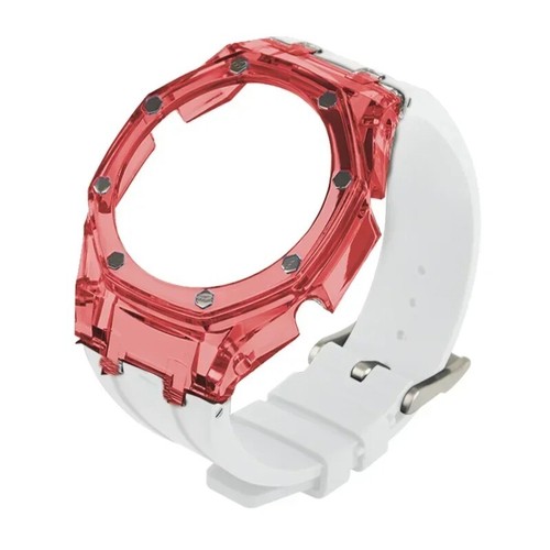 Transparent case bezel with - transparent,
