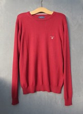 GANT Red Crew Neck Jumper Mens