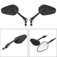Pair M10 Rearview Mirror for Motorcycle Custom Cruiser Cafe Racer UNIVERSAL  UK