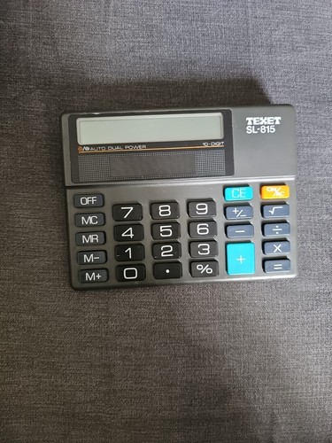 Texet 815 solar calculator - texet,