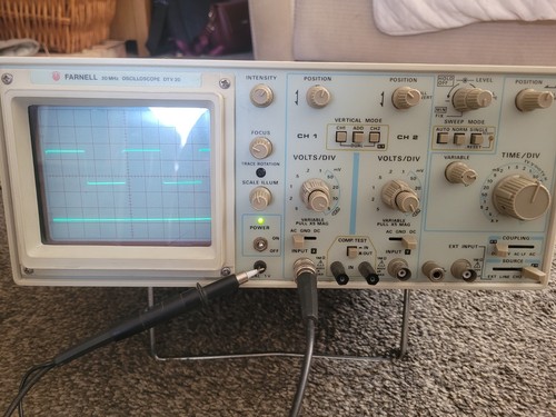 Farnell dvt20 oscilloscope - oscilloscope, in