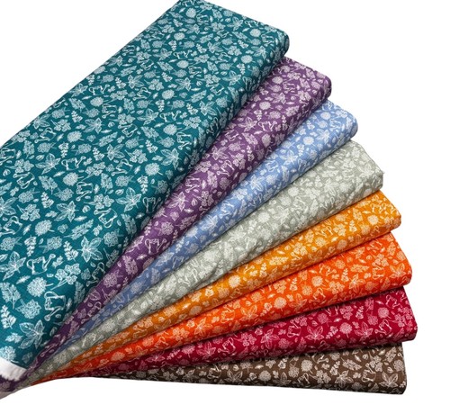 Herb garden fabric cotton - herb,