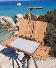 Plein Air Pochade Box, outdoor artist easel with Wings