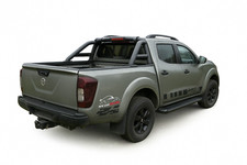 LED Black Roll Bar Brake Light Fit Nissan Navara D23/NP300 2015+Stainless Steel