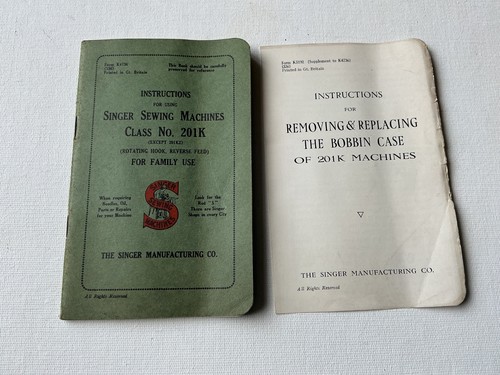 Original vintage instruction - original,