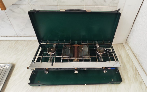 Coleman model two burner gas - coleman,