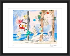 Picasso, Lithograph, Limited Edition,  Nude on the Beach, signed RARE