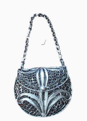 Filigree chatelaine purse - filigree,