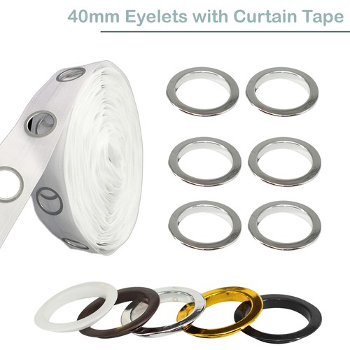 Curtain tape with 40mm - 1/2/5m,