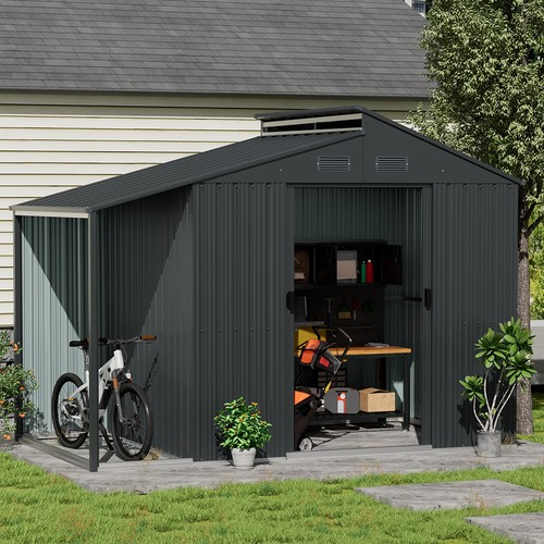 Large 10x6ft shed - 10x6ft, garden