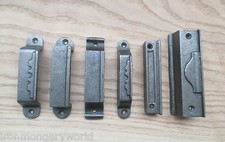 CAST IRON ANTIQUE VINTAGE OLD RIM LOCK LATCH KEEP STRIKER PLATE Reproduction