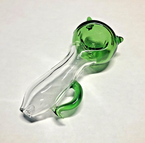 Green cat style smoking - green,