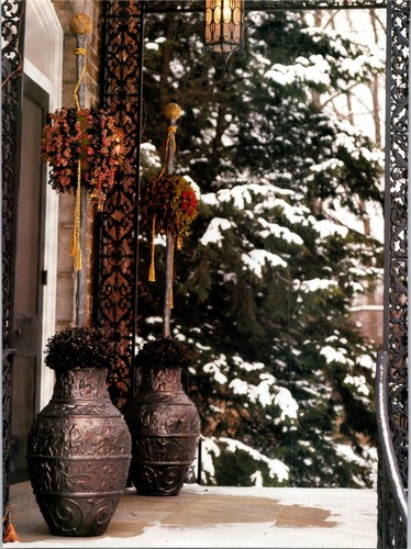 Vintage print poster - print, winter