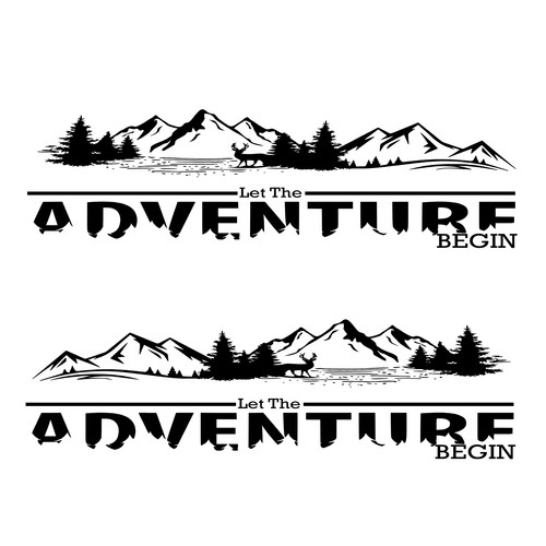 Campervan mountain - 2x,