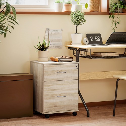 Two drawer lockable filing - two,