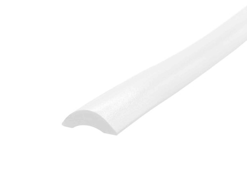 White 10mm wide screw cover - screw,