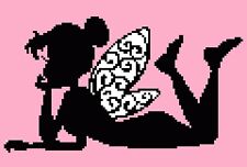 Latch Hook Rug Pattern Chart With Canvas Blank For Fairy Daydream Rug Not Ex Kit