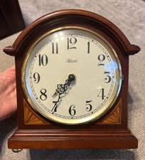 Hermle 22919N9Q Windfall Quartz Mantel & Table Clock - Cherry