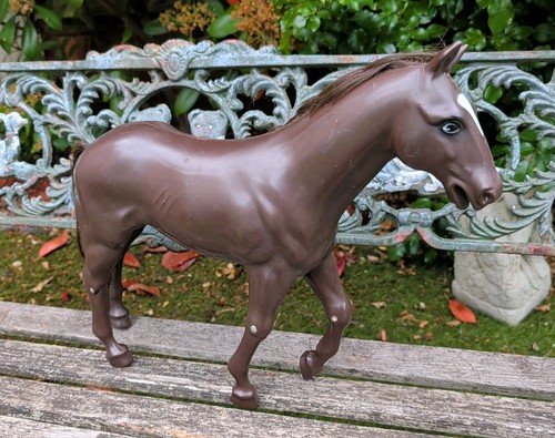 Vintage action man - horse, brown