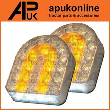 2x Front Lights for Connix Wireless LED Lighting Kit JSW Equitrek Titan Nugent