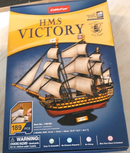 Cubicfun ship model hms - model,