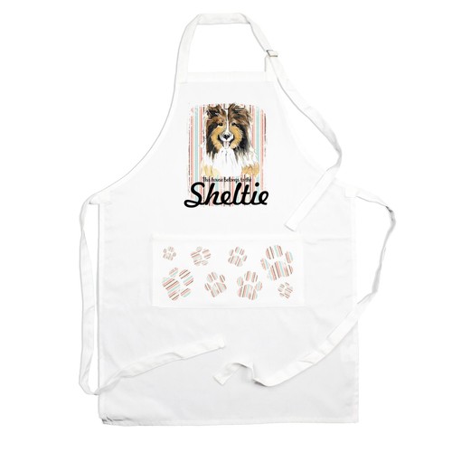 Sheltie apron novelty - sheltie,