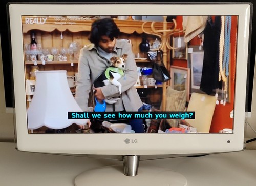 White tv - white,