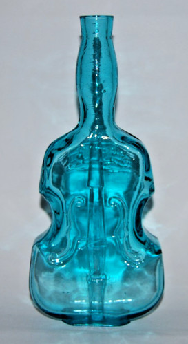 Vintage teal blue - teal, violin