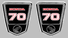 2 x STICKER DAX 70 HONDA 9x8cm BIKER ENDURO TRIAL MOTORCYCLE STICKER HA130