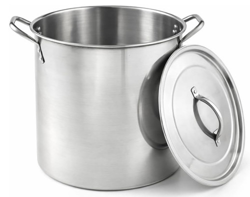 19l stainless steel stock pot - stainless,
