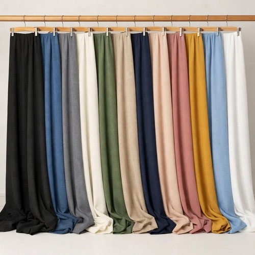 Stretch linen viscose - stretch, fabric