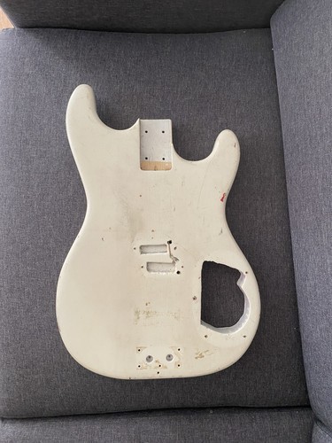 Hofner solid bass body white - solid,