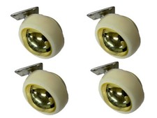 CASTER (4 PACK) Brass Plated