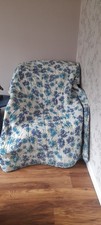 Vintage 1960s-70s Blue  Floral