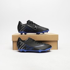 NIKE Mercurial Vapor 15 Club FG Junior Black SIZE 4 Trainers