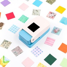 Square Punch Lever Action Craft Punch for DIY Paper Card Crafting Scrapbooking