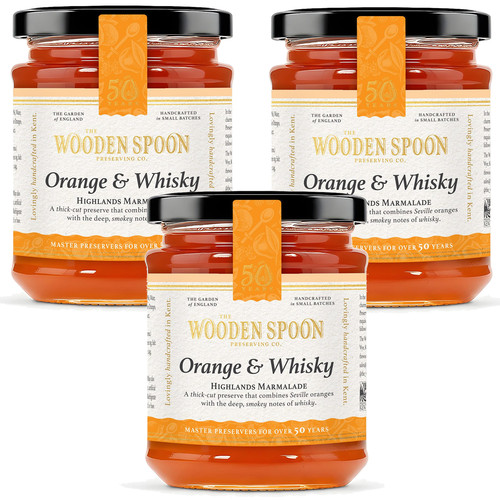 Wooden spoon orange - wooden, and