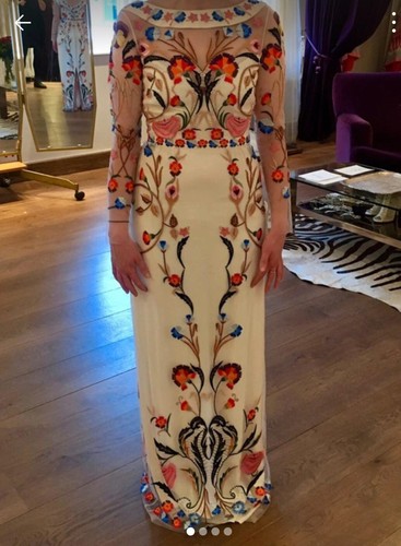 Temperley toledo dress size - size, 8