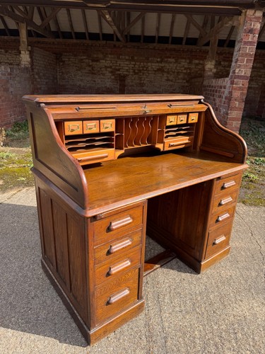 Antique edwardian oak - edwardian, 'lebus'