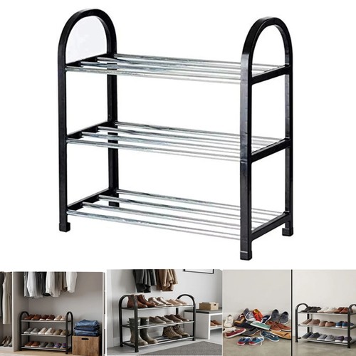 Tier shoe rack stand black - tier,