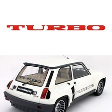 Retro Renault 5 Turbo 2 Rear Window Sticker Decal RS Gordini Hot Hatch