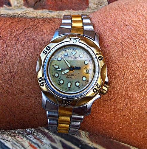 Vintage seiko scuba 200m - vintage,