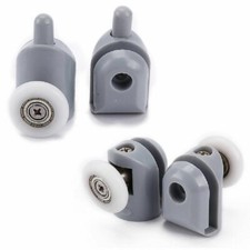 Set of 2/4 Pcs Shower Door Rollers Runner Wheels Pulleys 23mm wheels Diameter
