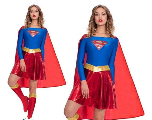 Adult ladies supergirl costume - ladies,