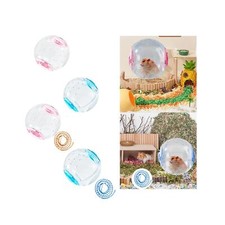 7inch Hamster Running Ball Wheel Jogging Ball Multiple Vent Holes Versatile Cage