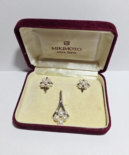 Mikimoto akoya pearl earrings - akoya,