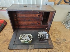 Oak Engineers Tool Box  5 Drawers Larger Than Most including all tooling in pics