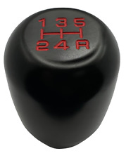 Black T2 gear shift knob red 5 spd for Subaru Impreza WRX STi Legacy 